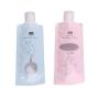 RONRONS 8 Pack Leak Proof Refillable Empty Containers,Squeezable Travel Bags Shampoo Lotion Bottle,90 ml / 3.04oz