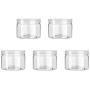 UPKOCH 12 Pcs Slime Containers with Water-tight Lids Clear Plastic Food Storage Jars- Great for your slime kit