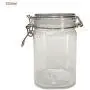 1550Ml Plastic Clip Top Storage Jar with Airtight Seal Lid Food Container Tableware Preserving Kitchen Flour Pasta Spice 1550Ml Plastic Clip Top Storage Jar with Airtight Seal Lid Food Container Tableware Preserving Kitchen Flour Pasta Spice