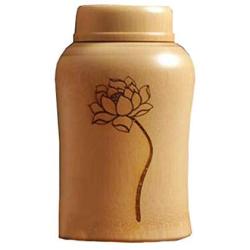 Handmade Bamboo Moisture-proof Tea Storage Box/Container Tea Jar/Tea Sealed Can/Tea Canister/Tea Caddy/Tea Tin(Lotus)