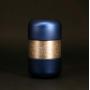 YChoice Color Bright Portable Round Tea Cans Paper Cans Tea Storage Jar Tea Cans(Blue)