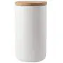 Handmade Ceramics Concise Storage Jar Seal Bamboo Lid Food Jar For Serving Tea, Coffee, Spice (103mmx182mm) Handmade Ceramics Concise Storage Jar Seal Bamboo Lid Food Jar For Serving Tea, Coffee, Spice (103mmx182mm)