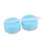 XUANSHUO Disposable Cosmetic Spatula,Mini Facial Cream Makeup Mask Stick Spoon, Plastic Scoop for Mixing and Sampling(Translucent white,100 pcs)