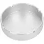 Tangxi Round Aluminum Alloy Storage Box 4.33 x 4.33 x 1.38 in Round Storage Jars Containers for Screw Battery Candy Toy Snacks Cosmetics(Silver)
