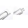 5 PCS 18ml/0.6oz Leere, Wiederbefüllbare, Rechteckige Klare Glasnebel-Sprayflaschen, Duftspender, Atomisierer, Ampullen, Probenlagerung, Tragbarer Kosmetikbehälter, Jar Pot Holder für Duft, Toner, Reine Taufe