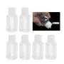 Lurrose 12Pcs 50ml Empty plastic sample bottle container jar pot with flip lid for emollient water shower gel emulsion Lurrose 12Pcs 50ml Empty plastic sample bottle container jar pot with flip lid for emollient water shower gel emulsion