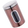 homozy Food Storage Canister - Food Storage Canister with Lids, Food Storage Jar for Home and Kitchen Serving for Coffee, Sugar, Tea, Flour and More - Brown