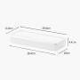 Kitchen noodle crisper, refrigerator storage box, plastic food storage box