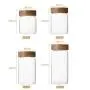 Bouteille d'Huile Hermétique en Verre Borosilicate HOUSIYU, avec Bouchon en Bois et en Caoutchouc, Idéale pour Conserves de Confitures, Fruits Secs, Épices et Contenants de Conservation, 8.5x10cm Bouteille d'Huile Hermétique en Verre Borosilicate HOUSIYU, avec Bouchon en Bois et en Caoutchouc, Idéale pour Conserves de Confitures, Fruits Secs, Épices et Contenants de Conservation, 8.5x10cm