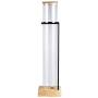 HOUSIYU Food Storage Container Sealed Container for Coffee Beans/Tea/Dried Fruit/Milk Tea/Coffee Shop/Product Display Glass Jar, 6010CM