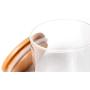 Lawei 4 Pack Glass Storage Jars with Sealed Bamboo Lids - 18.6 FL OZ Clear Glass Bulk Food Storage Canister for Serving Tea, Coffee, Spice, Candy, Cookie Lawei 4 Pack Glass Storage Jars with Sealed Bamboo Lids - 18.6 FL OZ Clear Glass Bulk Food Storage Canister for Serving Tea, Coffee, Spice, Candy, Cookie