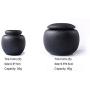 Japanese Coarse Pottery Tea Cans Tea Set Tea Caddy Jar Pot Sugar Bowl Coarse Pottery Tea Sealed Creative Home Decor,B