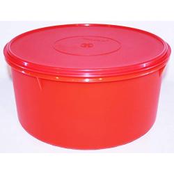 Tupperware Jumbo Classic Canister 42 Cups Bright Red