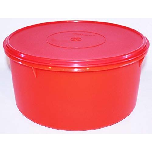 Tupperware Jumbo Classic Canister 42 Cups Bright Red