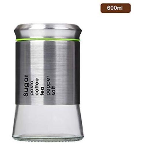 Food Storage Jar, Mmermy Stainless Steel Container for the Kitchen for Serving Tea, Coffee, Spice and More (21)