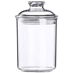 Middle Acrylic Storage Jar, Airtight Lid with Silicon Sealing Ring | Perfect Canister for Sugar, Salt, Tea, Spices, Herbs, Condiments | 700ML/24OZ