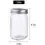 Betrome 12 OZ Mason Gläser 20 Stück mit Silberdeckel für Marmelade, Gelee, Honig, Bohnen, Gewürze, Hochzeit Favors, Babyparty Favors, Party Favors