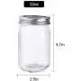 Betrome 12 OZ Mason Jar 20 Pieces with Silver Regular Lid for Jam, Jelly, Honey, Beans, Spice, Wedding Favors, Shower Favors, Party Favors