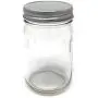 Bouteilles en verre Old Fashioned de 473 ml (16 oz) avec couvercles argentés, lot de 12 par Packaging For You Bouteilles en verre Old Fashioned de 473 ml (16 oz) avec couvercles argentés, lot de 12 par Packaging For You