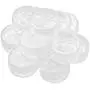 Palm Kloset Klarschaublument Container mit Schraubdeckeln, 12er Set