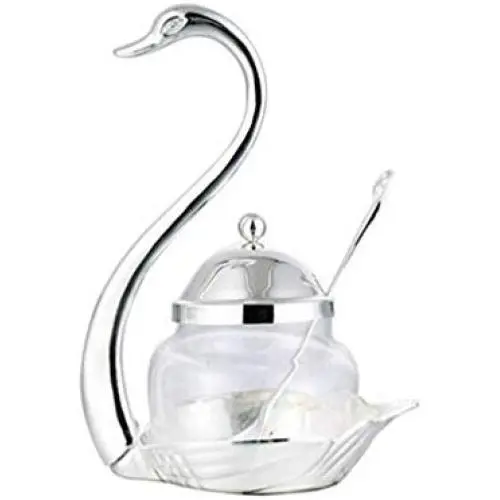 JUIOKK Kitchen Cooking Tools Condiment Pot Seasoning Container Spice Glass Jars Salt Sugar Bowl Pepper Coffee Storage Organizer