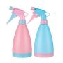 16 OZ Refillable Plastic Spray Bottles Of Adjustable Nozzle with Mist & Stream Modes for Beauty Gardening, Kitchen and Bathroom - 2 Pack