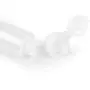 12 Pièces Flacons en Plastique Transparent Souples en Vrac avec Bouchon Amovible pour Rangement de Maquillage, Cosmétiques, Nettoyant Visage, Shampoing, Gel Douche (50ml/1,7oz)