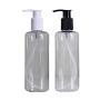 2PCS 300ML 10.2OZ Transparent Empty Plastic Lotion Bottles with Random Color Pump Head Emulsion Shower Gel Shampoo Conditioner Storage Holder Refillable Cosmetic Container Jar Pot for Travel