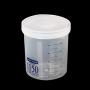 Kitchen Food Storage Plastic Container With Lids Sealing Pot Milk Powder Jar (B)