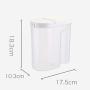 Food Savers Food Storage Containers Food Preservation Box Sealed jar Whole grain storage and storage tank Scale,17.510.313.3/18.3/26.5cm (Size : 17.510.318.3cm)