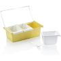 LQQGXLCondiment bottle, jar condiment storage box Spice jar Spice jar with lid food storage container spice storage box