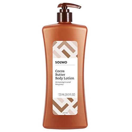 Amazon Brand - Solimo Cocoa Butter Body Lotion, 24.5 fl oz