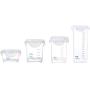 JIAFZ Storage Box Kitchen Moisture Proof Moisture Proof Plastic Sealed Jar Storage Tank Food Storage Box Four Pieces
