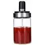 Seasoning Box Kitchen Gadgets Spice Bottle Seasoning Box Spice Storage Bottle Jars Transparent Glass Salt Pepper Cumin Powder Box Set Creative