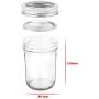 Wide Mouth Mason Jars 16 oz, KAMOTA 16oz Mason Jars Canning Jars Jelly Jars With Wide Mouth Lids and Bands, Ideal for Jam, Honey, Wedding Favors, Shower Favors, Baby Foods, 12 PACK