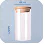 Transparent High Borosilicate Glass Kitchen Storage Bottle Store Food Ingredient Candy Biscuit Storage Jar Home Organization,Red