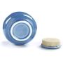Dehua Ceramic Tea Container Puer Jar Porcelain Storage Tank Sealed Canisters with Lids (Light blue B)