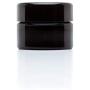 Infinity Jars 15 Ml (.5 fl oz) Pocket Size Black Ultraviolet Glass Screwtop Jar 3-Pack