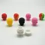 Silikonbehälter & -gläser | 10 Stück Neuartiges 3ml Schädel-Behälter | lebensmittelechter Silikonmaterial für Wachs, Öl, Dabs, Zigarettencreme - von HUDITOOLS | 1 PC