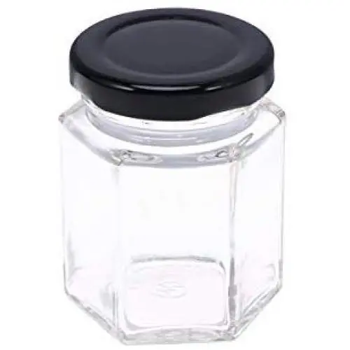 UPKOCH 45ML Hexagon Transparent Glass Bottle 60g Honey Storage Bottle Empty Jar Nut Sugar Canister Tank for Home Kitchen (Picture 1) UPKOCH 45ML Hexagon Transparent Glass Bottle 60g Honey Storage Bottle Empty Jar Nut Sugar Canister Tank for Home Kitchen (Picture 1)