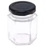 UPKOCH 45ML Hexagon Transparent Glass Bottle 60g Honey Storage Bottle Empty Jar Nut Sugar Canister Tank for Home Kitchen (Picture 1) UPKOCH 45ML Hexagon Transparent Glass Bottle 60g Honey Storage Bottle Empty Jar Nut Sugar Canister Tank for Home Kitchen (Picture 1)