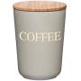 Kitchencraft Natural Elements Bamboo Fibre Airtight Coffee Canister, 10.5 x