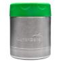 LunchBots Thermal 8 oz Triple Insulated Food Container - Hot 6 Hours or Cold 12 Hours - Leak Proof Thermos Soup Jar - All Stainless Interior - Green