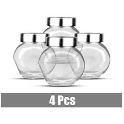 1Pcs 1 Pcs 180Ml Glass Sealed Cans/Food Storage Jar Spice Teas Beans Candy Preservation Bottle Storage Tool,4Pcs