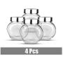 1Pcs 1 Pcs 180Ml Glass Sealed Cans/Food Storage Jar Spice Teas Beans Candy Preservation Bottle Storage Tool,4Pcs