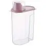 JAY-LONG Dichtbehälter, Müsli-Dosierer für Trockenwaren, Lebensmittelbehälter, Multifunktionale Handheld-Küchenvorratsdose, Frühstücksmuüsli, Süßigkeiten & Mahlzeiten, Rosa