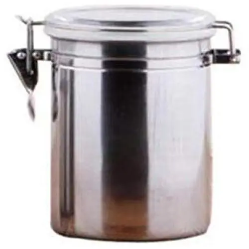 Réservoirs en Acier Inoxydable Scellés, Boîtes/Récipients pour Café, Sucre, Thé, 12 x 10.5cm Réservoirs en Acier Inoxydable Scellés, Boîtes/Récipients pour Café, Sucre, Thé, 12 x 10.5cm