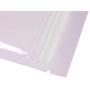 QQ Studio 100pcs Double-Sided Glossy Metallic Mylar Flat Packaging Ziplock Bags (3" x 4", Glossy White)
