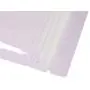 QQ Studio 100 Stück Doppelseitige Glänzende Metallfolien-Flachpackungs-Ziplock-Beutel (3“ x 4“, Glänzend Weiß)