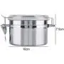 Ensemble de contenants en acier inoxydable Yinpinxinmao, hermétique pour la cuisine, idéal pour le sucre, le café, rangement en acier inoxydable avec couvercle en acrylique transparent et mécanisme de verrouillage. Ensemble de contenants en acier inoxydable Yinpinxinmao, hermétique pour la cuisine, idéal pour le sucre, le café, rangement en acier inoxydable avec couvercle en acrylique transparent et mécanisme de verrouillage.